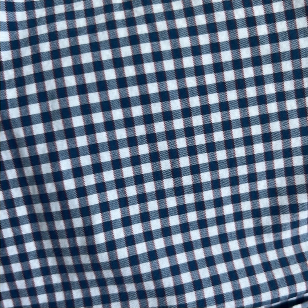 J. Crew Navy Checkered Casual Classic Fit Shirt - Picture 7 of 7